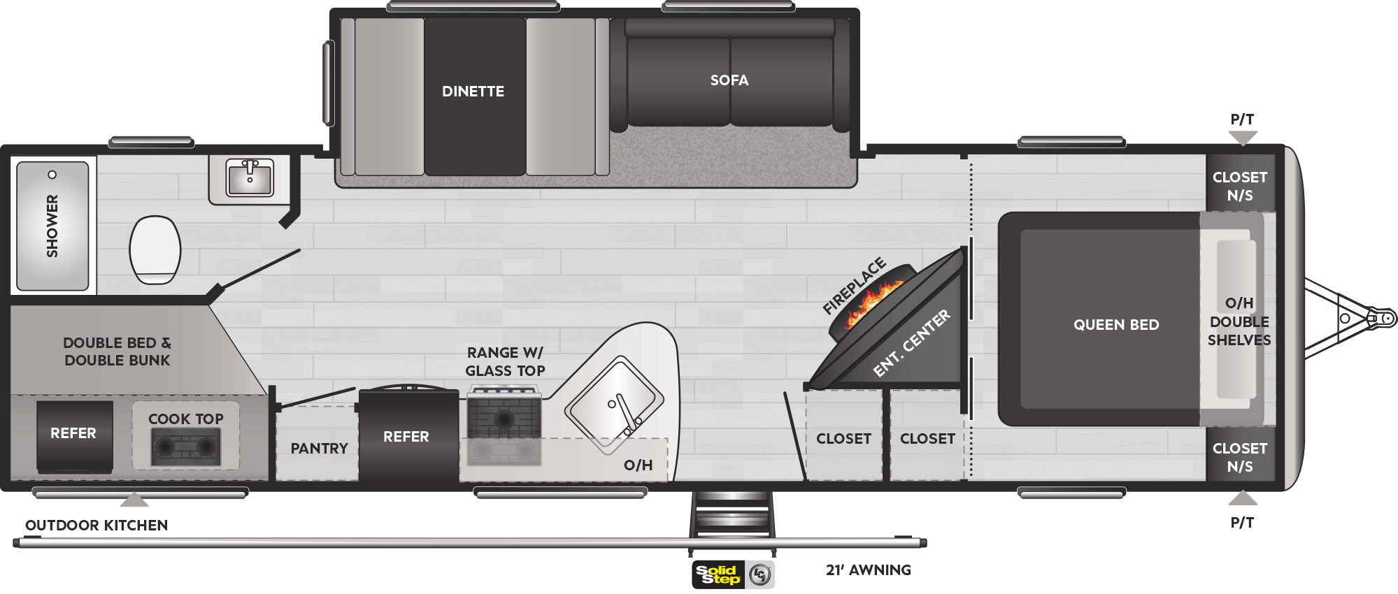 2022 KEYSTONE SPRINGDALE 295BHWE, , floor-plans-day image number 0